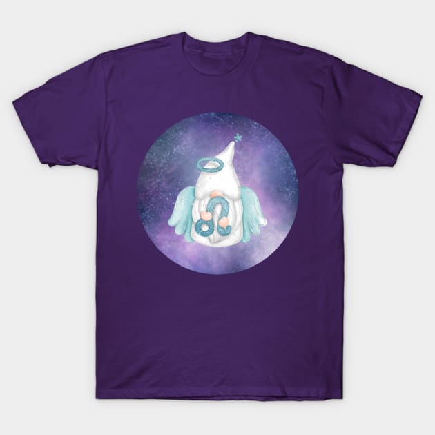 Angel Astro Gnomes Leo T-Shirt by PurpleSpiritZone